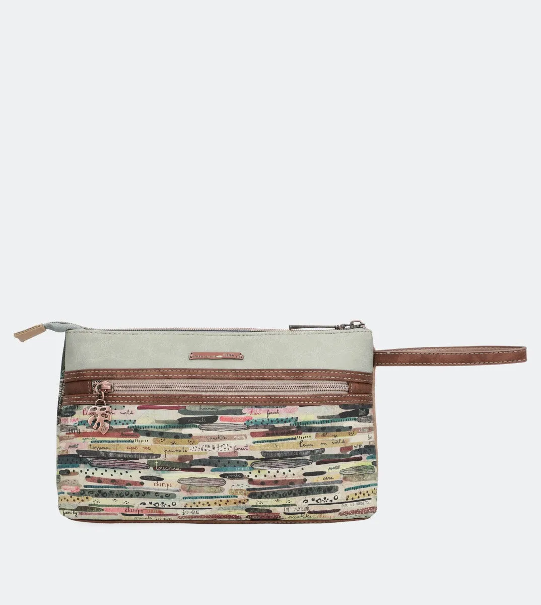 Jungle printed toiletry bag