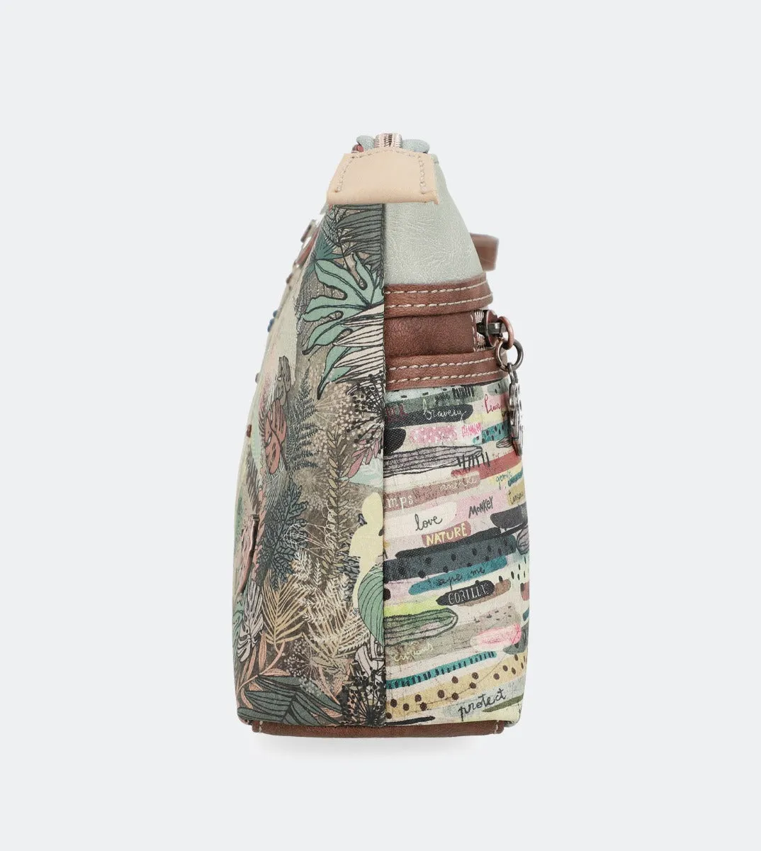 Jungle printed toiletry bag