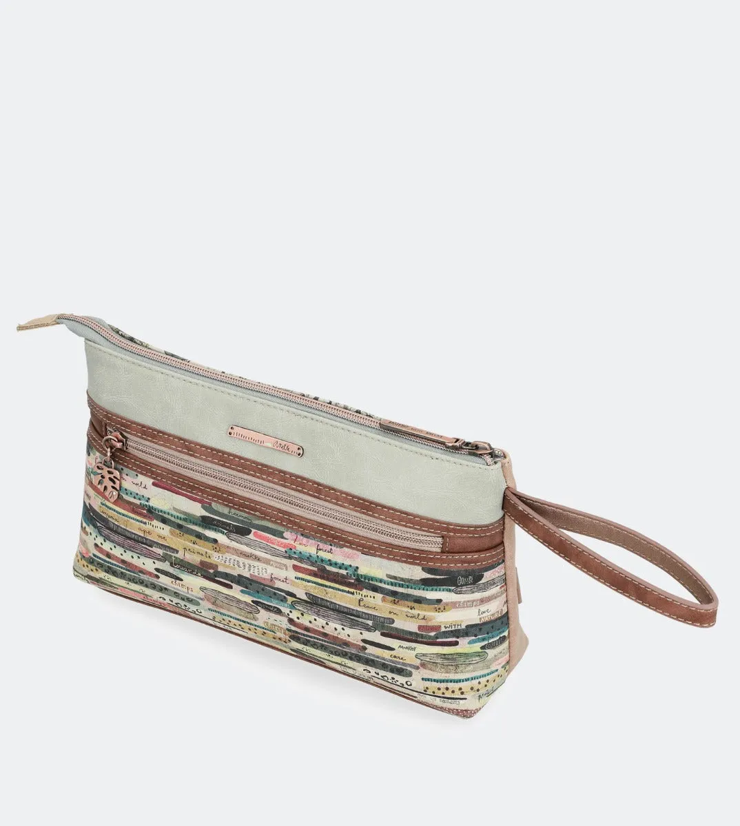 Jungle printed toiletry bag