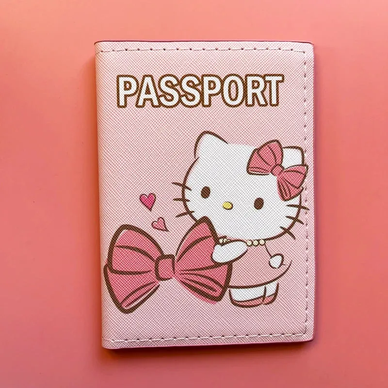 Kawaii Hello Kitty Passport Cover