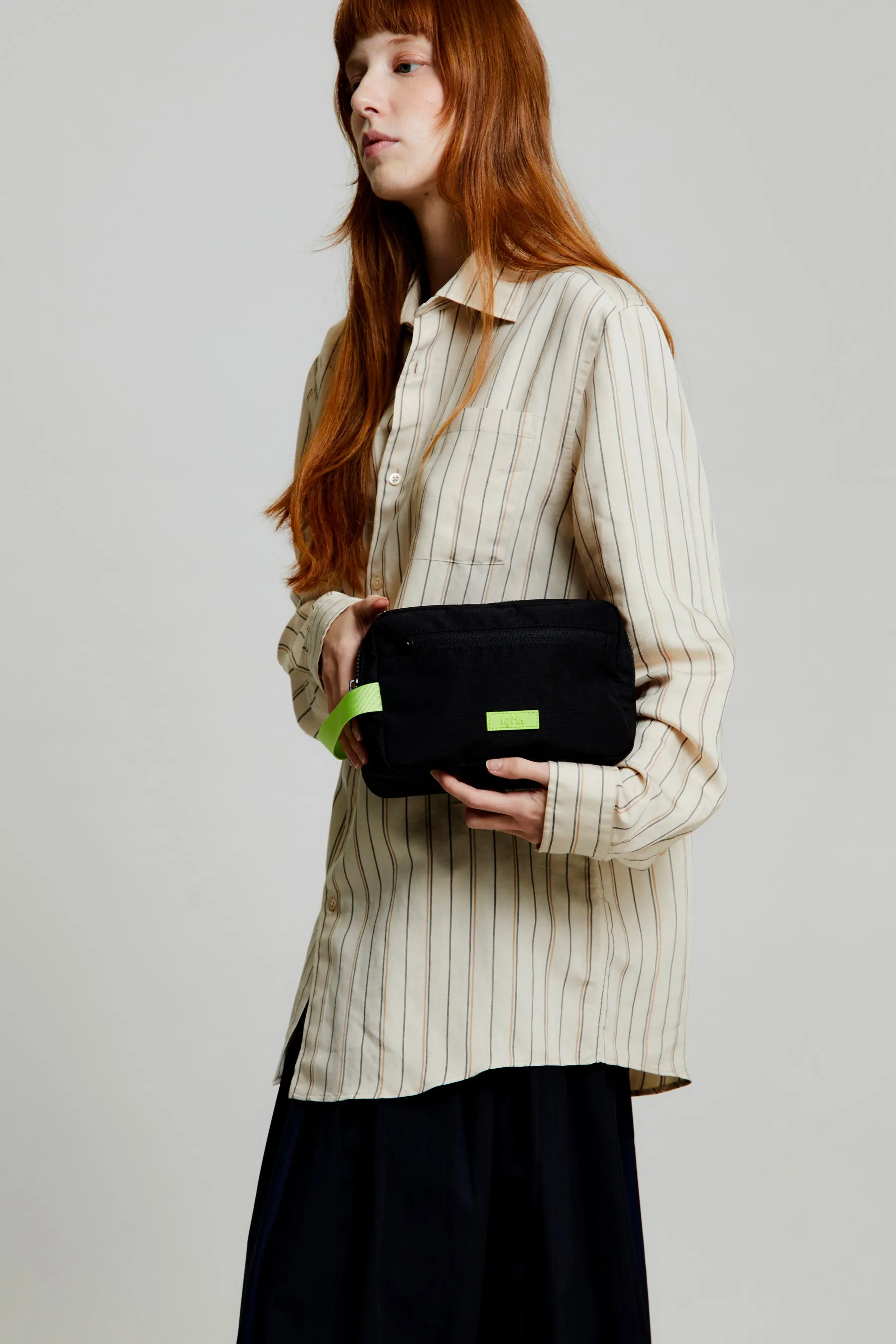 Kei Double Washbag Black Lime Vandra