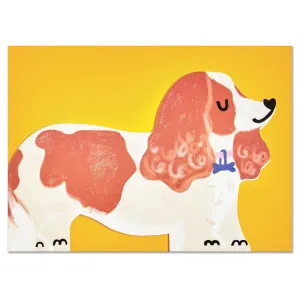 King Charles Spaniel Dog Card