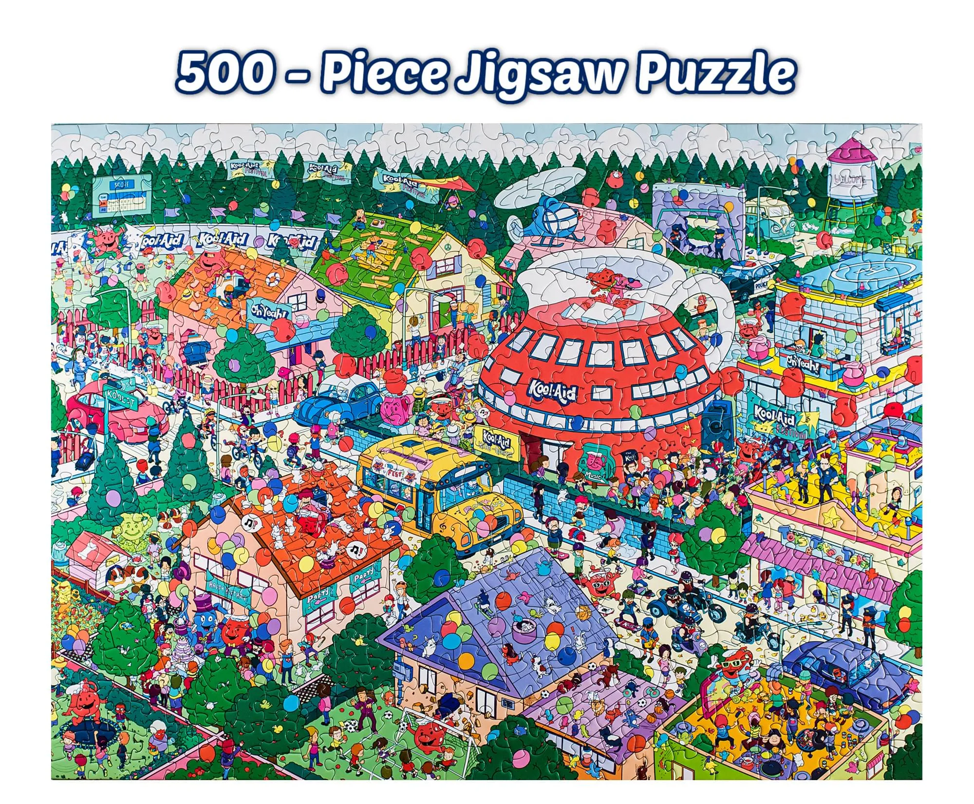 Kool-Aid Find-It 500 Piece Jigsaw Puzzle
