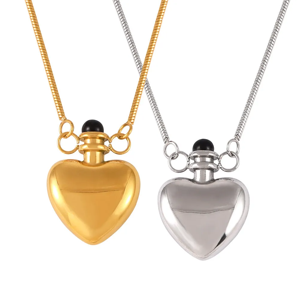 Korean-inspired Love Kettle Glaze Pendant Necklace