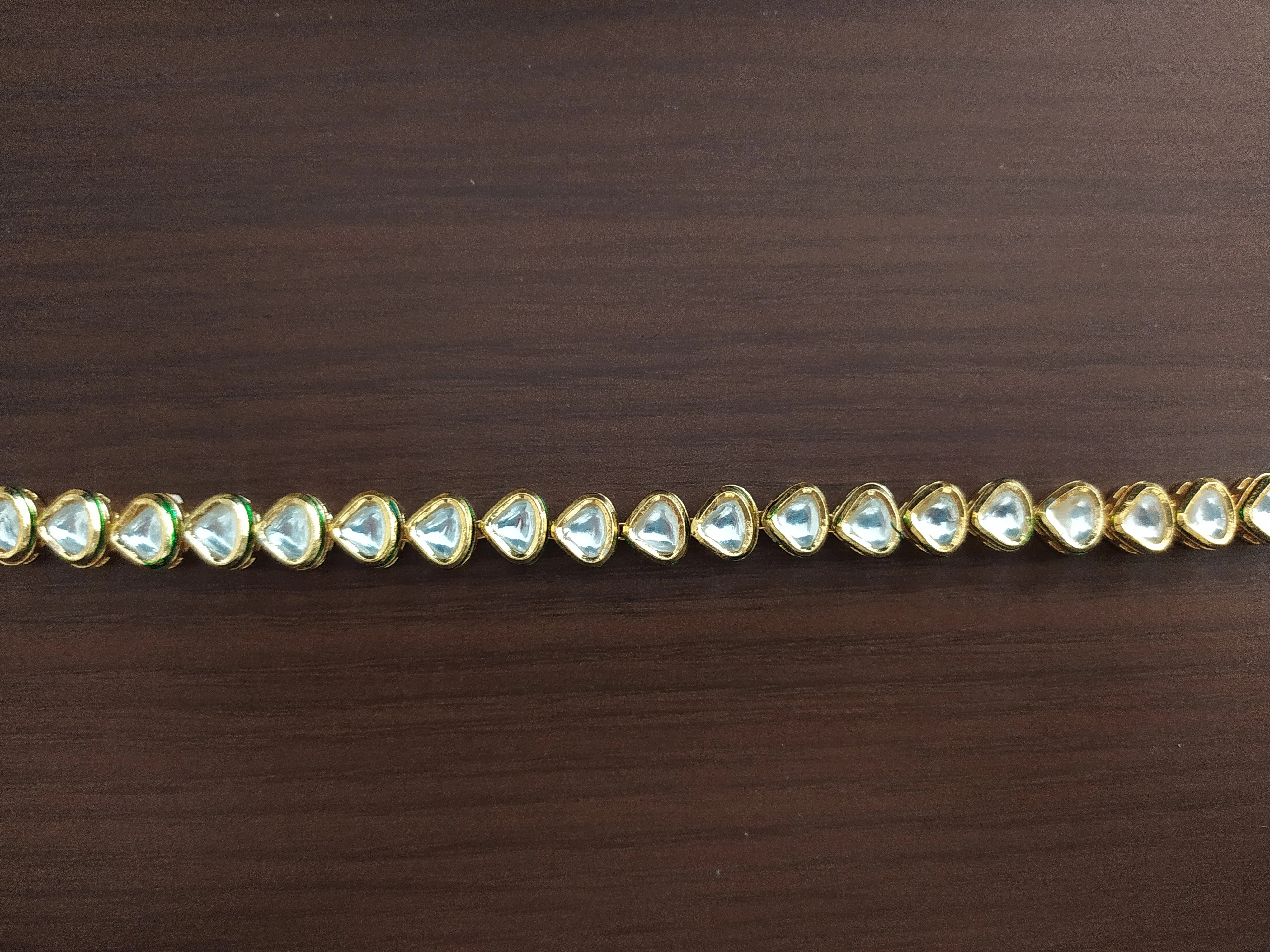 Kundan Pear-Shaped Hip Chain
