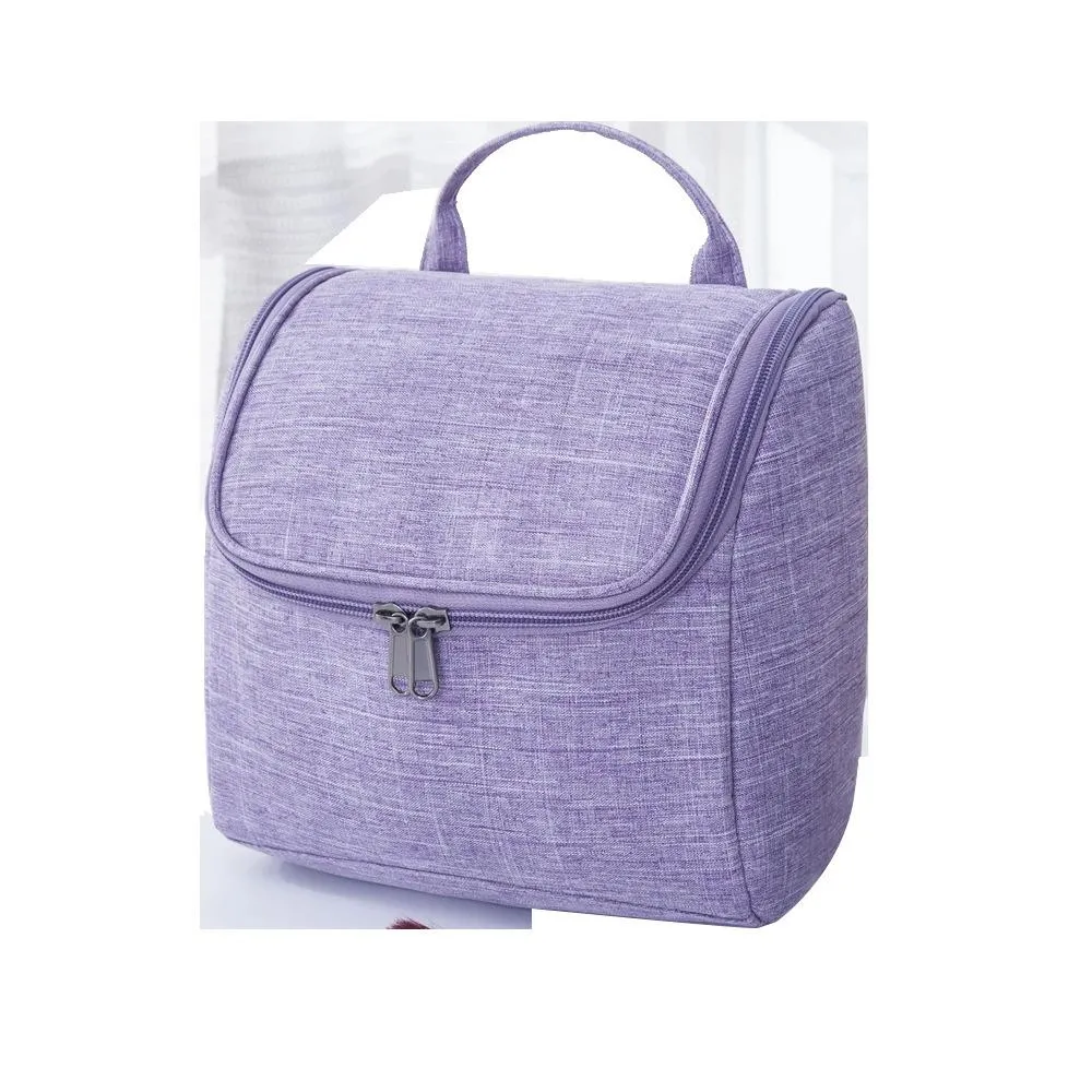 Large Capacity Zippered Toiletry Bag