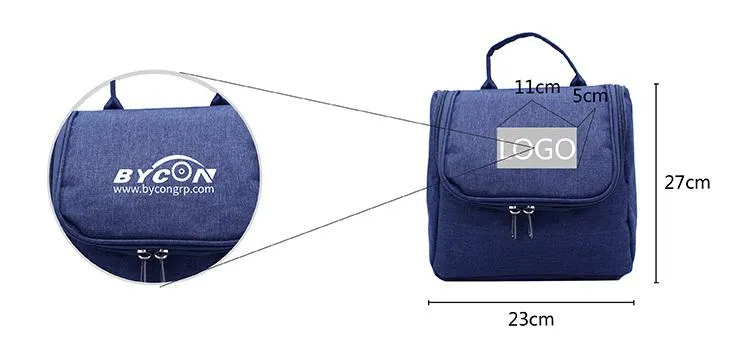 Large Capacity Zippered Toiletry Bag