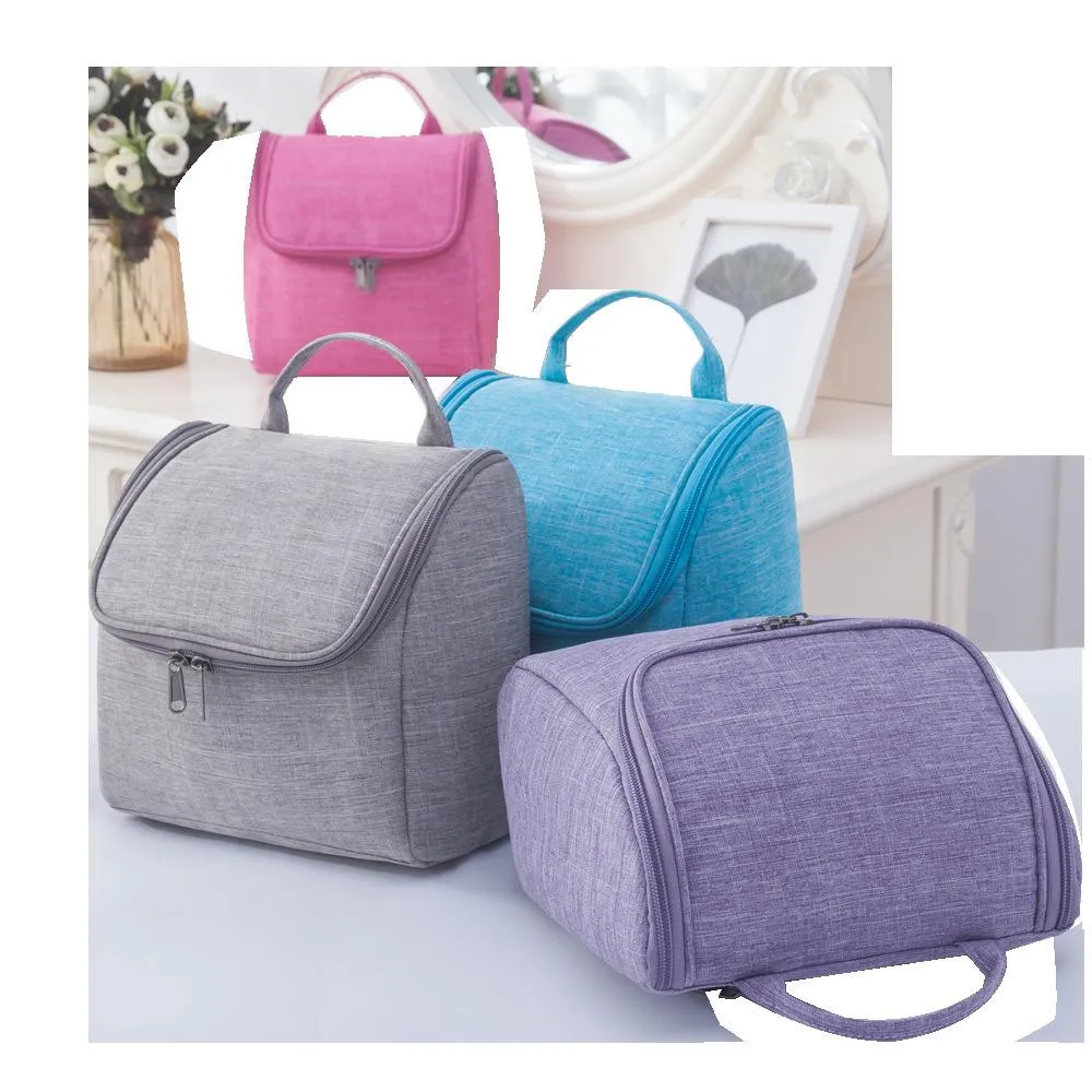 Large Capacity Zippered Toiletry Bag