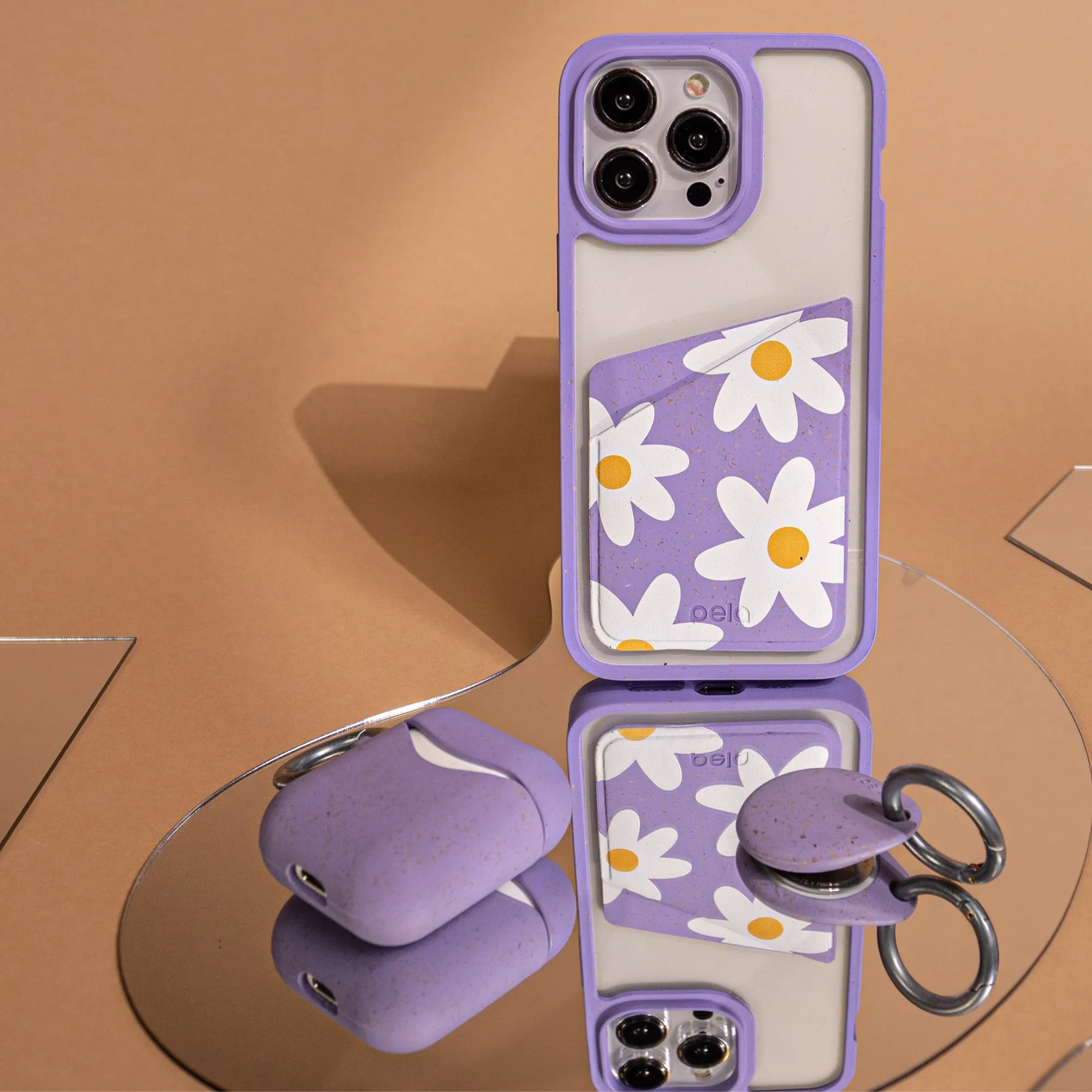 Lavender AirTag Holder