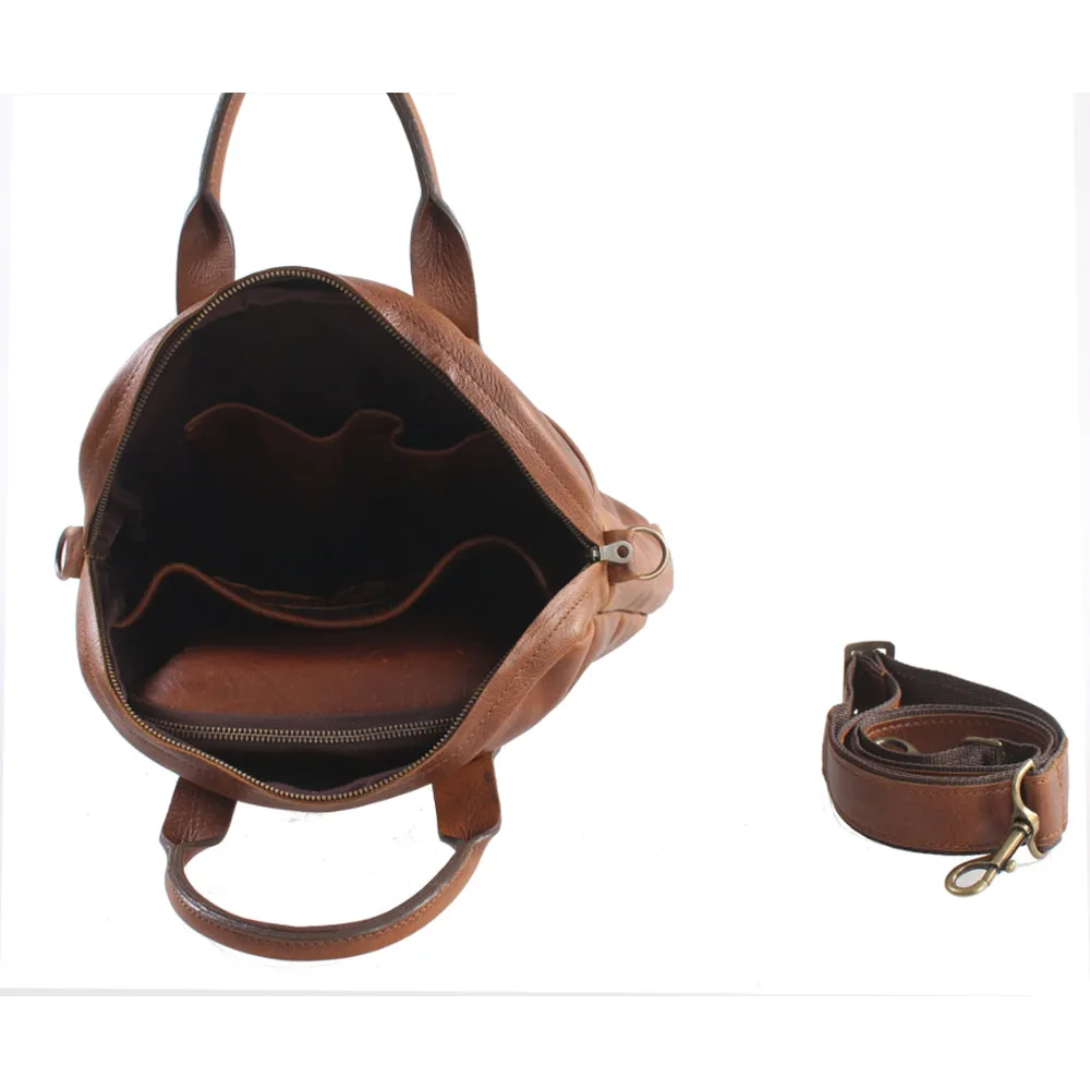 Leather 13 Inch Crossbody Bag