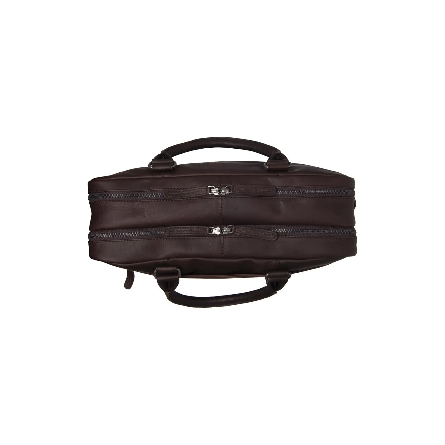 Leather Laptop Bag Brown Boston