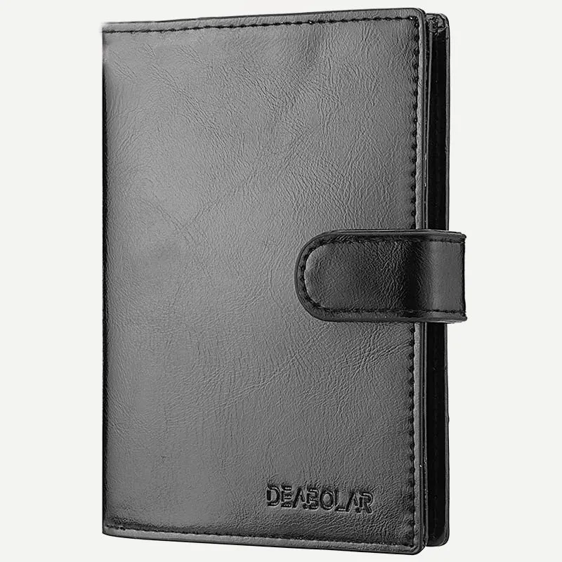 Leather Passport Holder Wallet Card Holder Passport Case