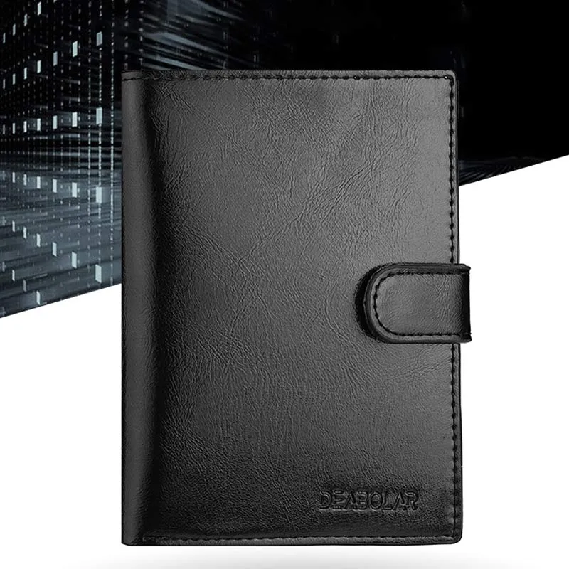 Leather Passport Holder Wallet Card Holder Passport Case