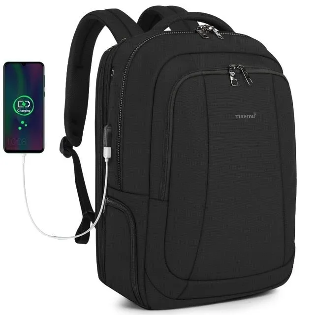 Lifetime Warranty Men's Backpack 14 15.6 17.3inch Laptop Backpack Bag For Men Anti Theft School Backpack Male Travel Bag Mochila