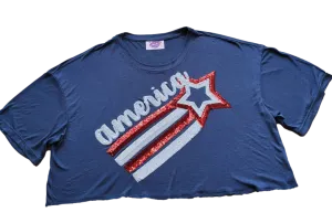 Lightweight America Crop Top
