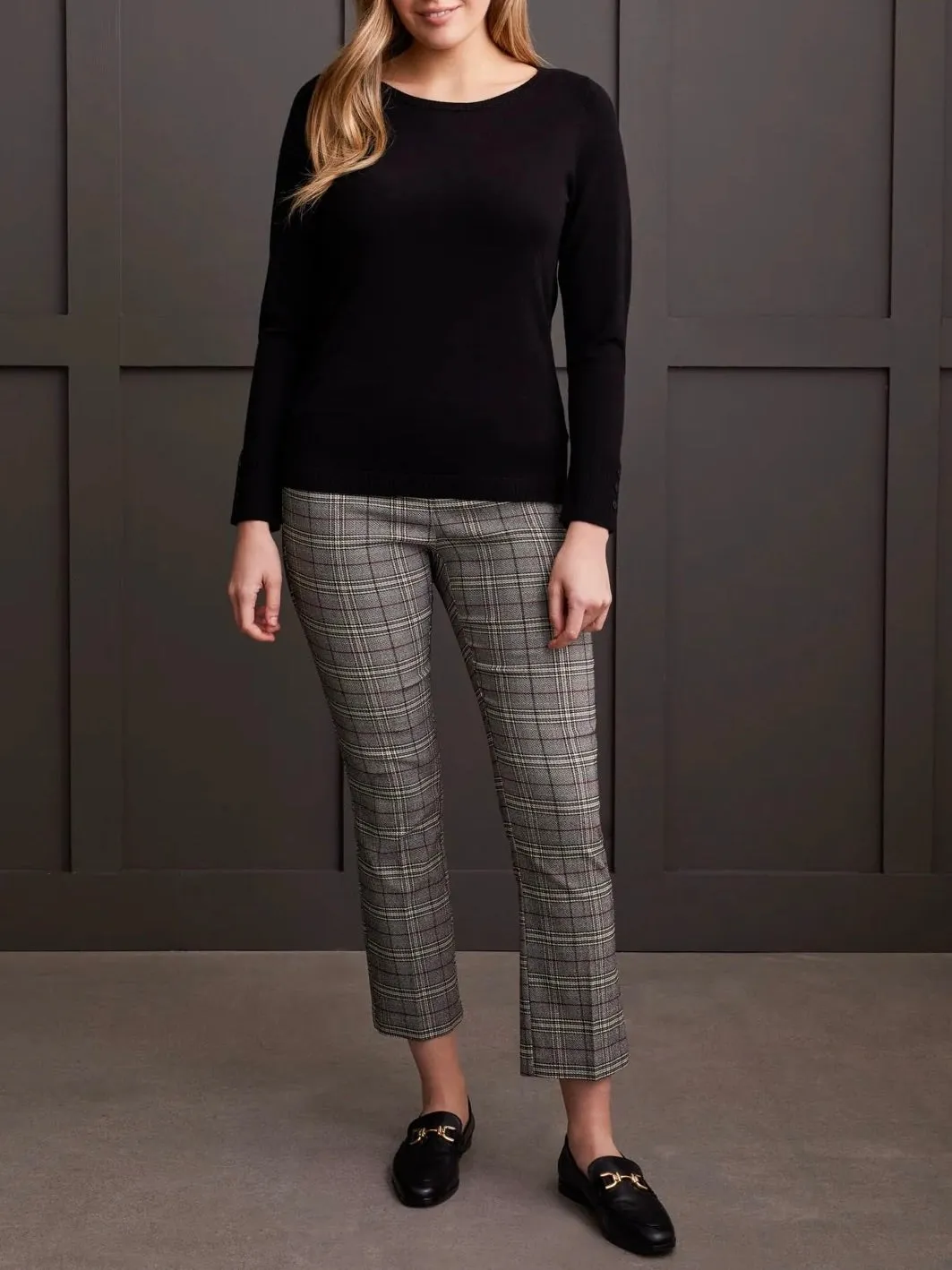 Lightweight Boatneck Sweater - Black