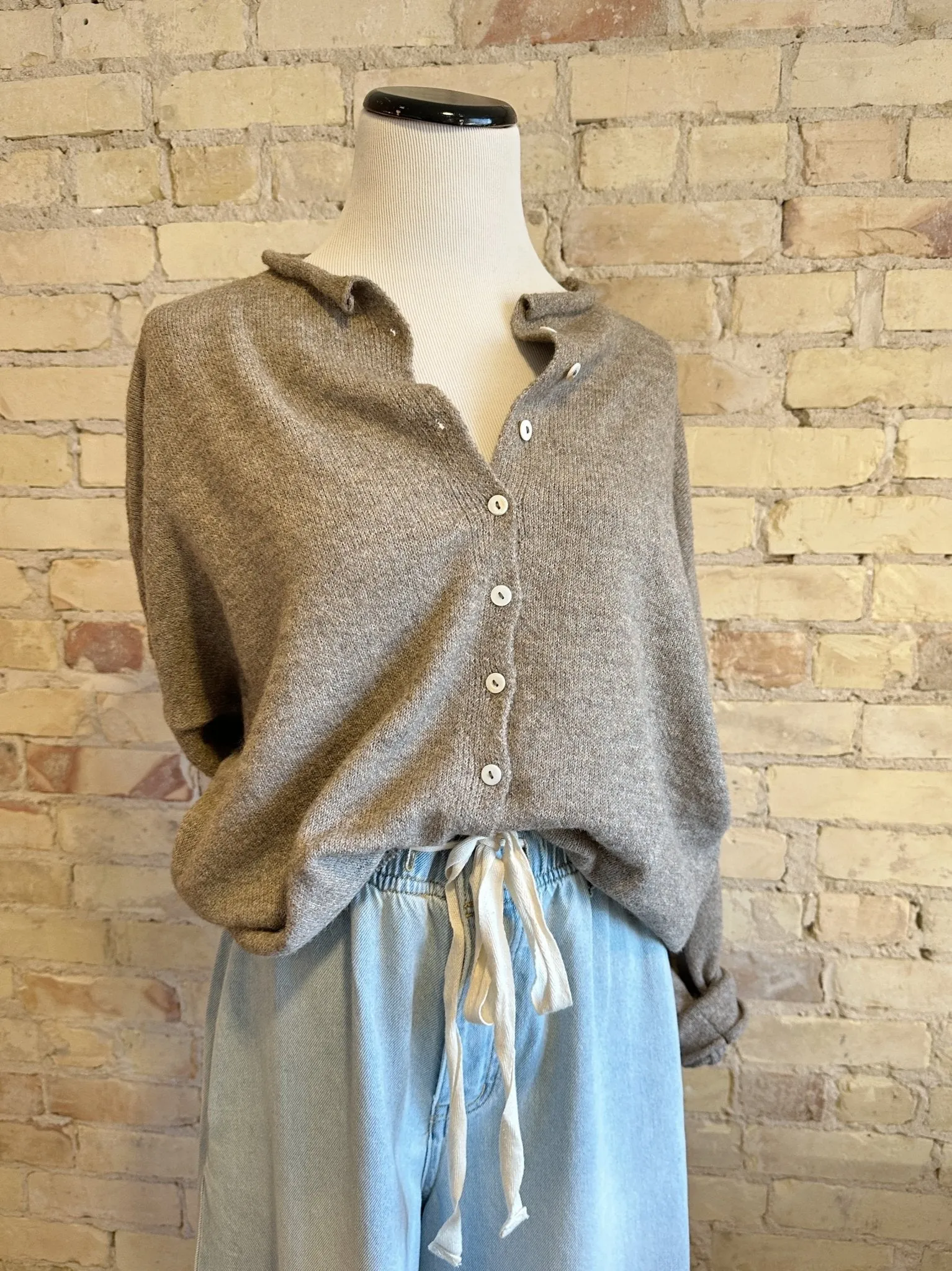 Lightweight Button Down Cardigan