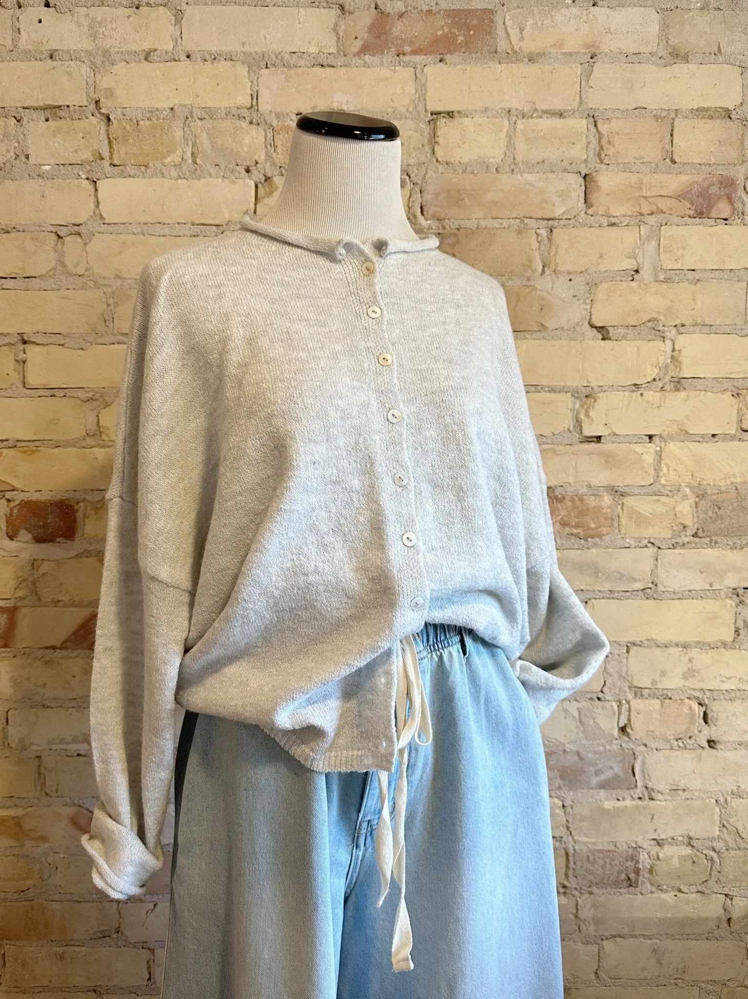 Lightweight Button Down Cardigan