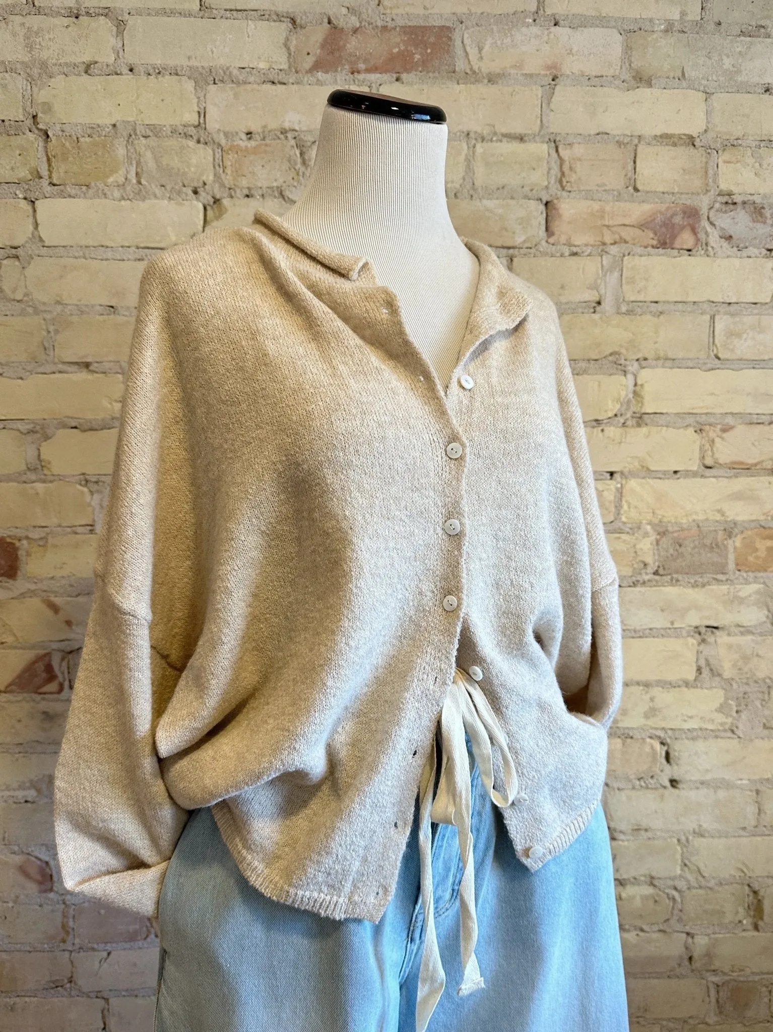 Lightweight Button Down Cardigan