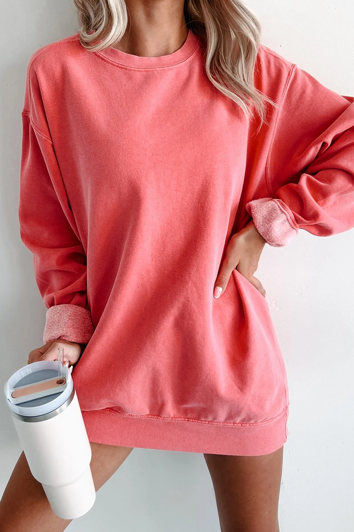 Lightweight Crewneck Sweatshirt (Watermelon)