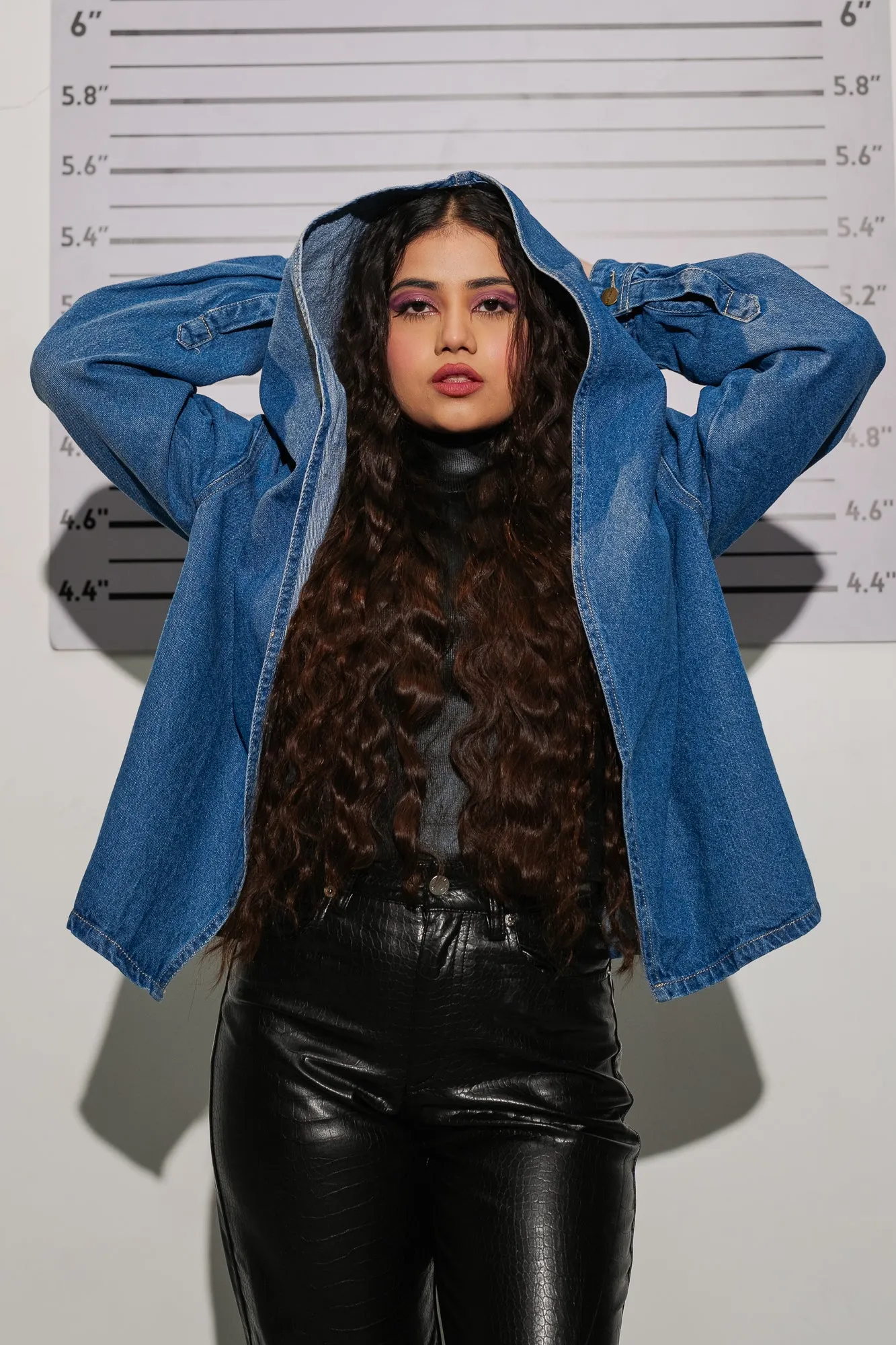 Lightweight Denim Hoodie