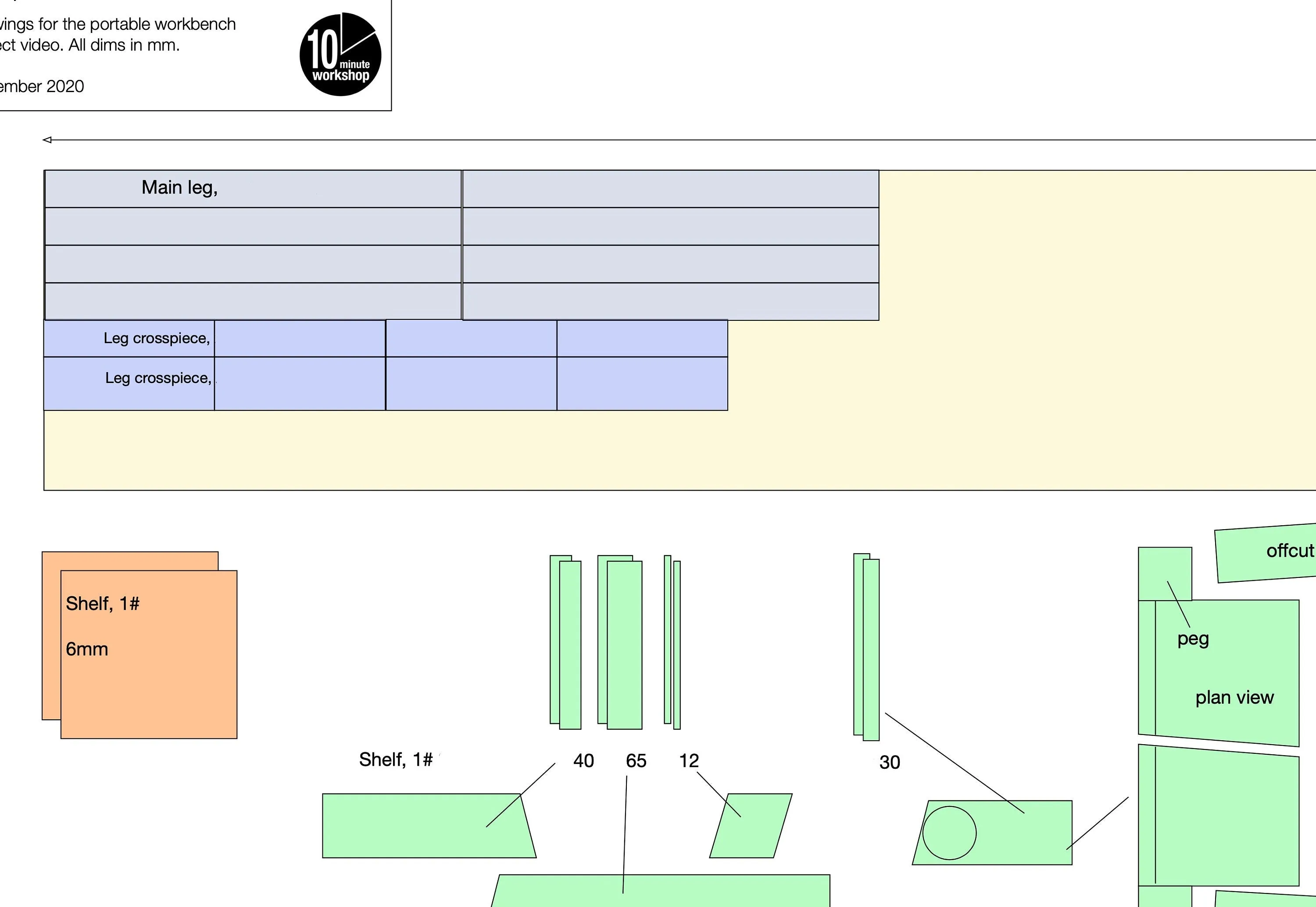 Lightweight Folding Trestles Plans