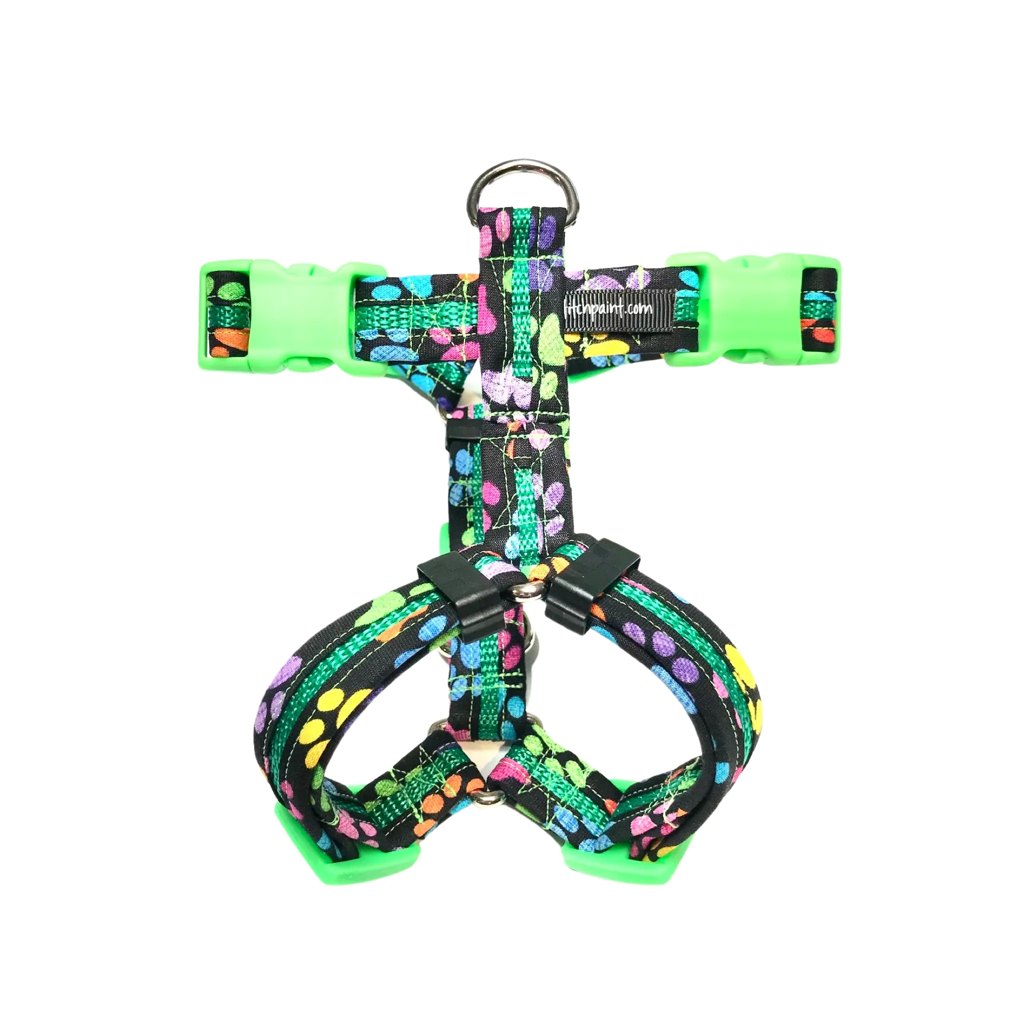Lightweight Harness - Paws Green