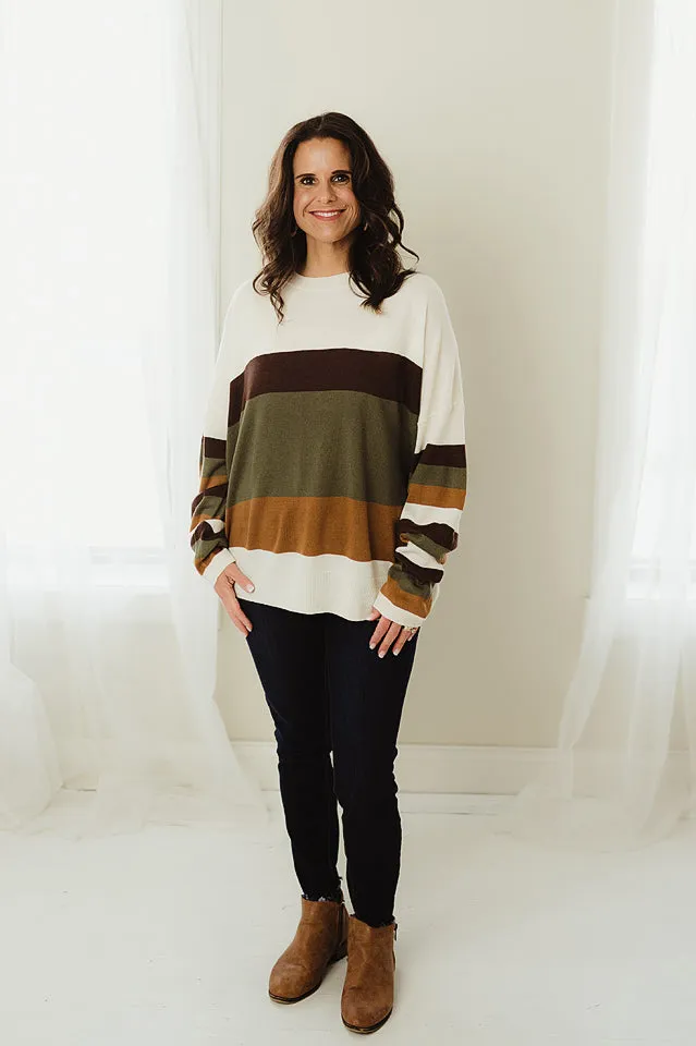 Lightweight Stripe Sweater
