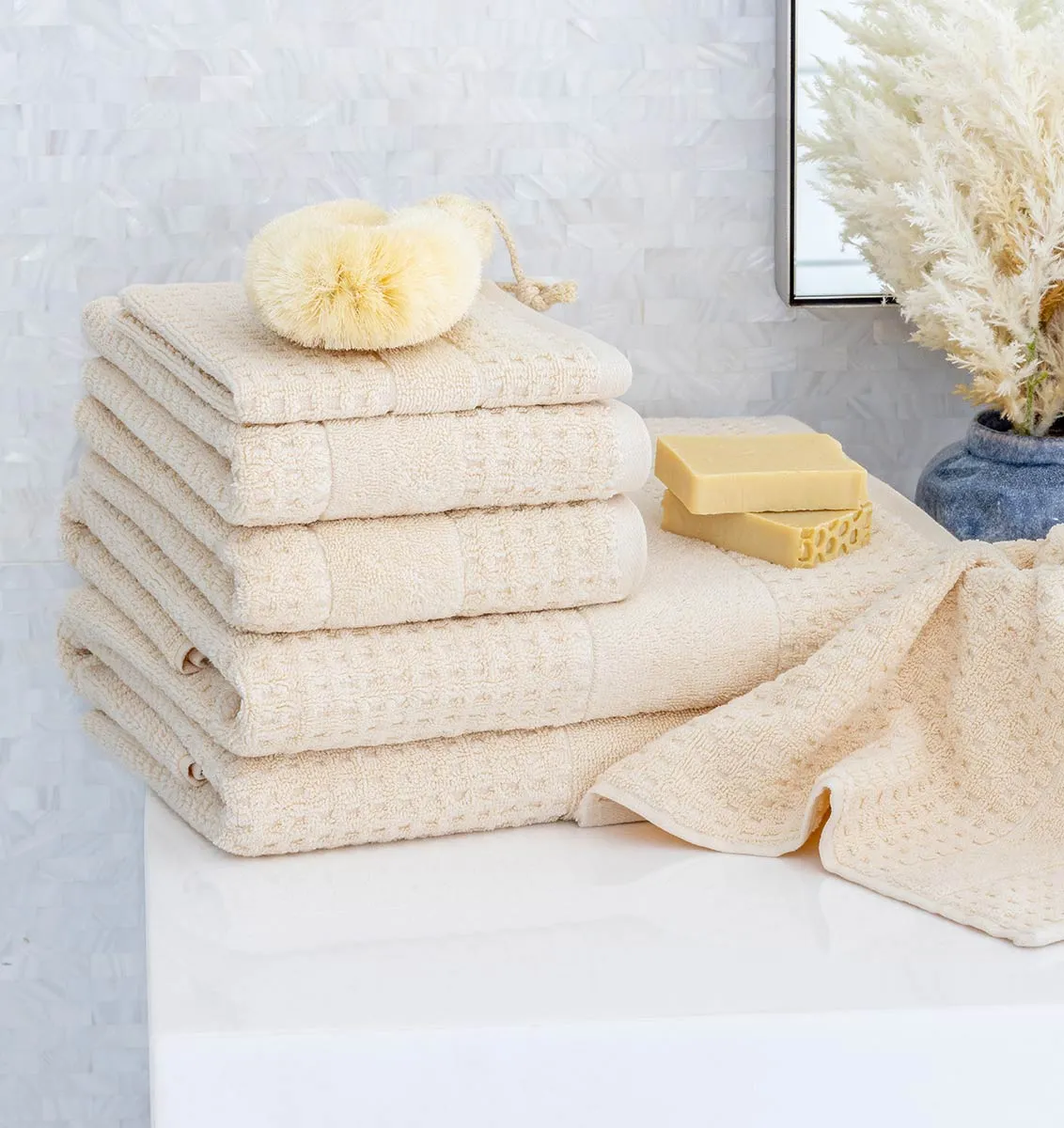 Lightweight Waffle Towels