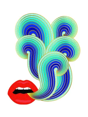 Lips Shaped Puzzle