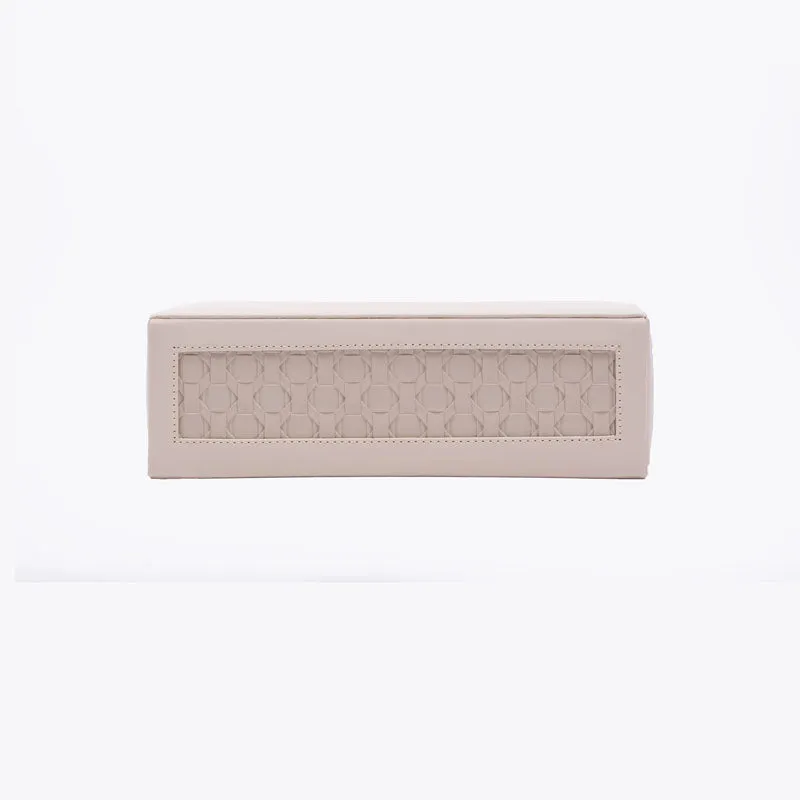 Lorae Vegan Leather Tissue Box - Beige