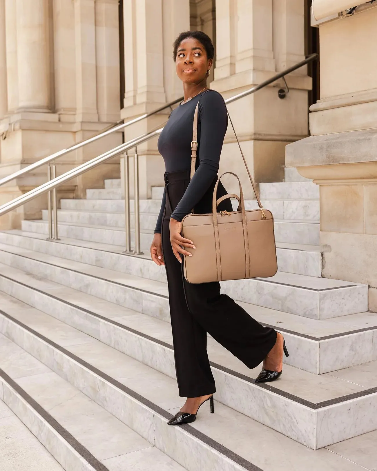 Louenhide Orleans Laptop bag - Stone
