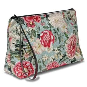 Made in Spain Cotton ~ Vintage Garden Toiletry Bag