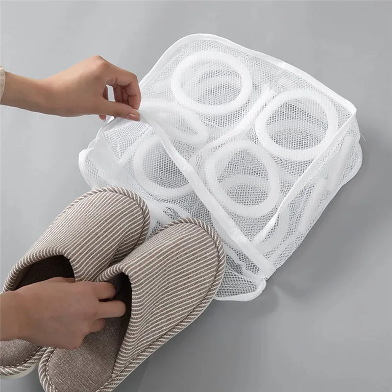 Mesh Laundry Shoes Dry Organizer Portable Washing Bags