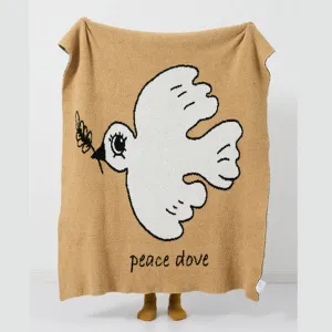 Microfiber Dove Throw