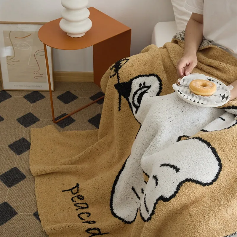 Microfiber Dove Throw
