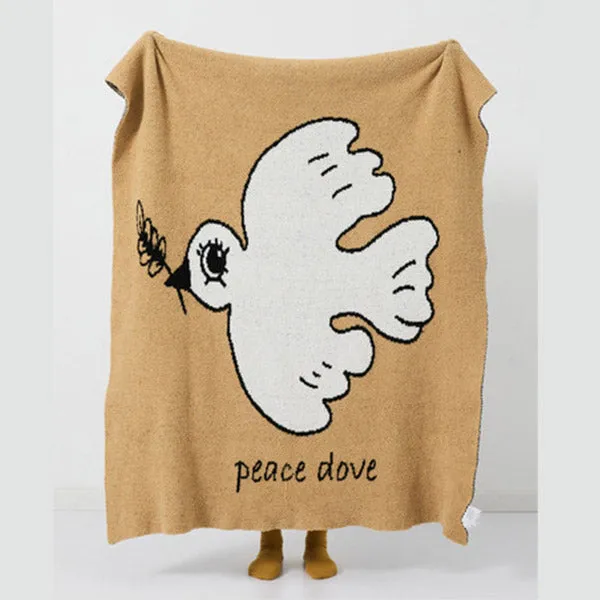 Microfiber Dove Throw