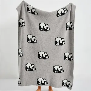 Microfiber Panda Throw