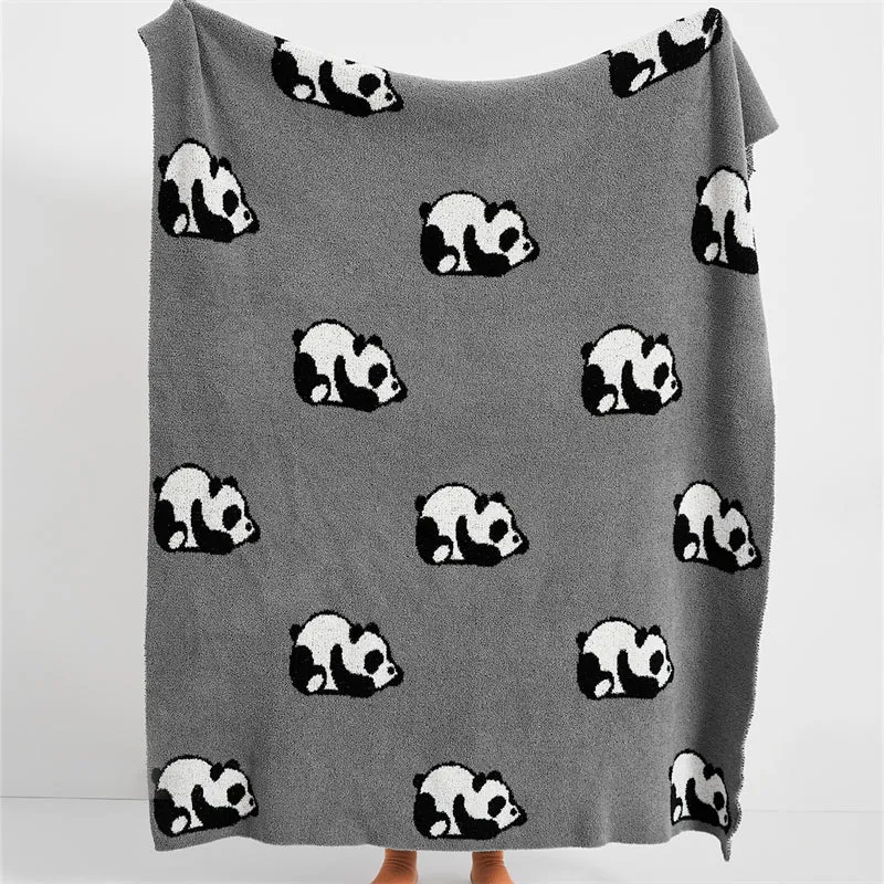 Microfiber Panda Throw