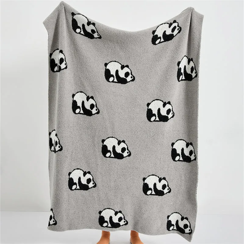 Microfiber Panda Throw