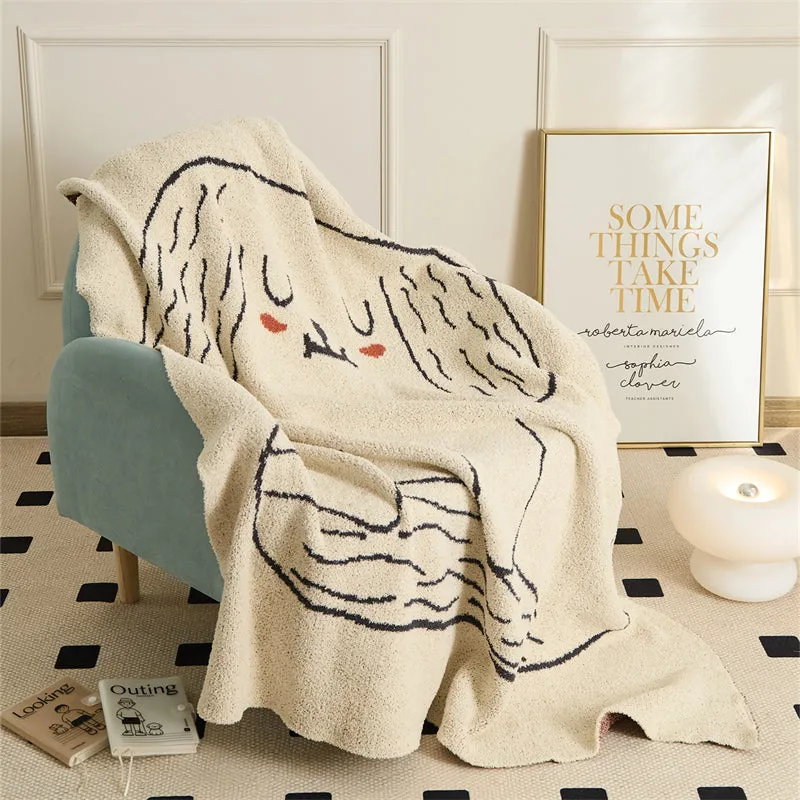 Microfiber Puppy Throw