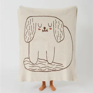 Microfiber Puppy Throw