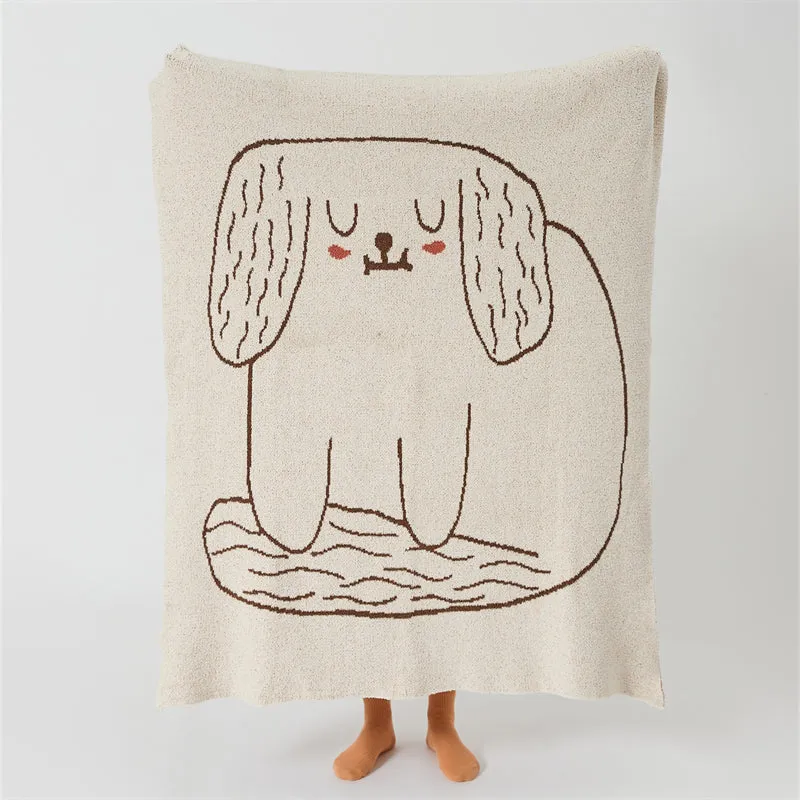 Microfiber Puppy Throw
