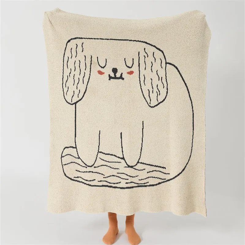 Microfiber Puppy Throw