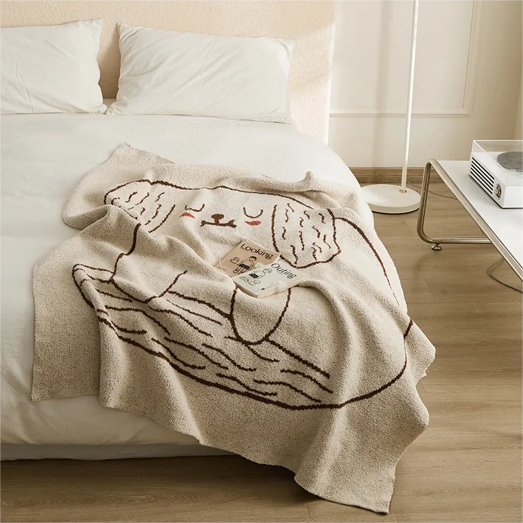 Microfiber Puppy Throw