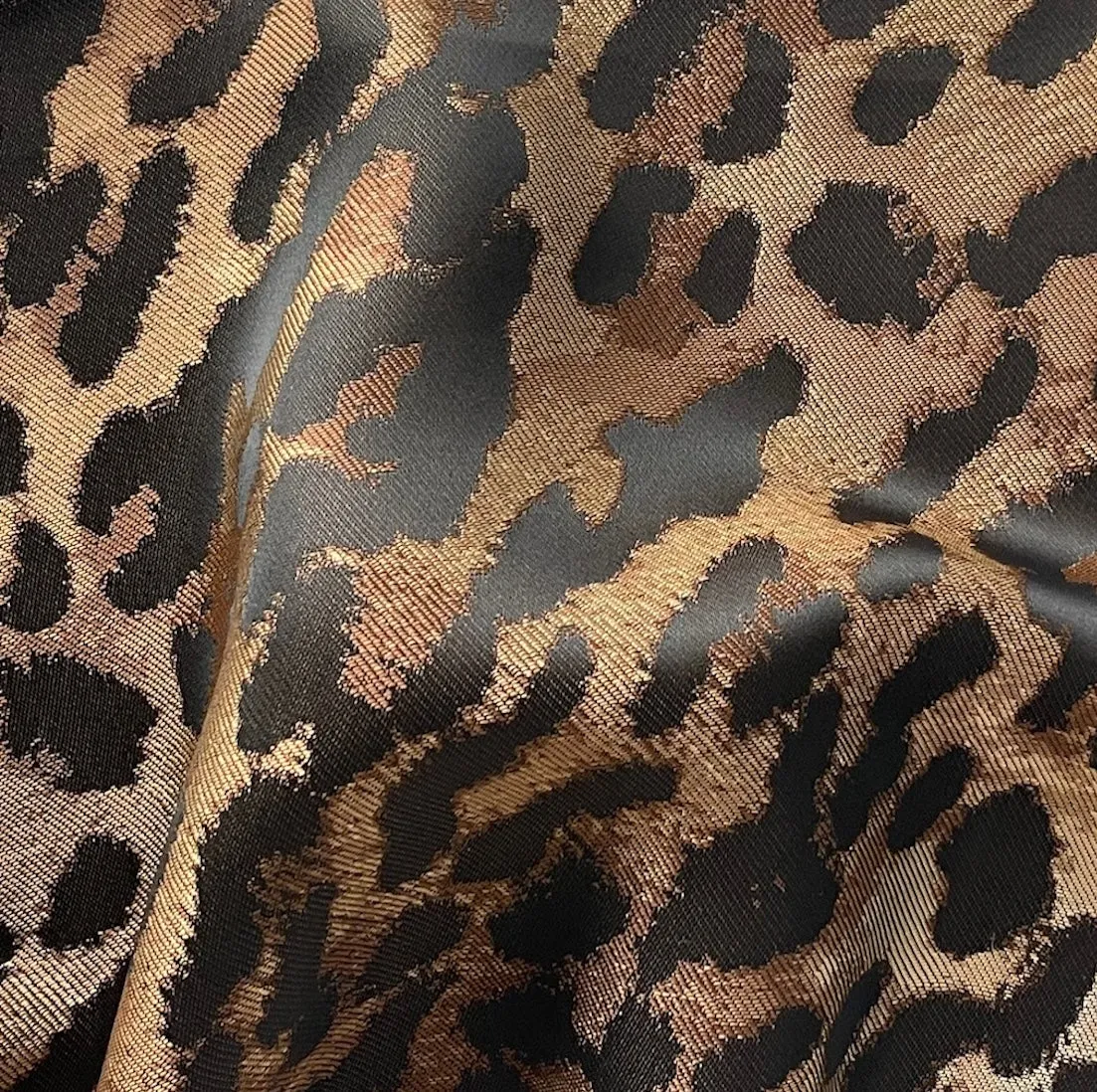 Mid-Weight Leopard Cotton Twill Blend