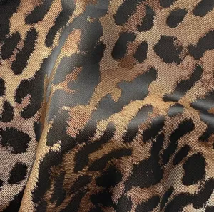 Mid-Weight Leopard Cotton Twill Blend
