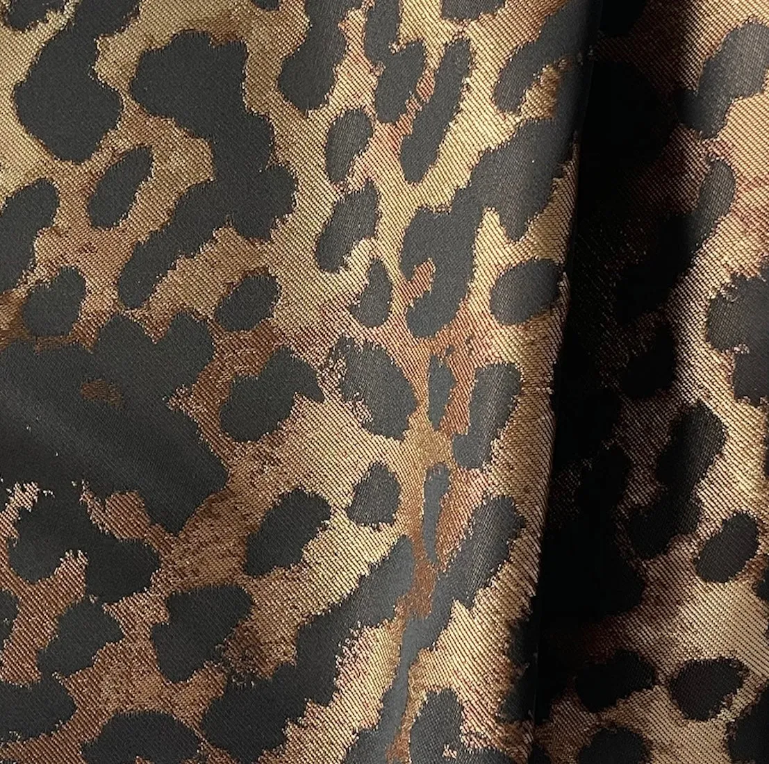 Mid-Weight Leopard Cotton Twill Blend