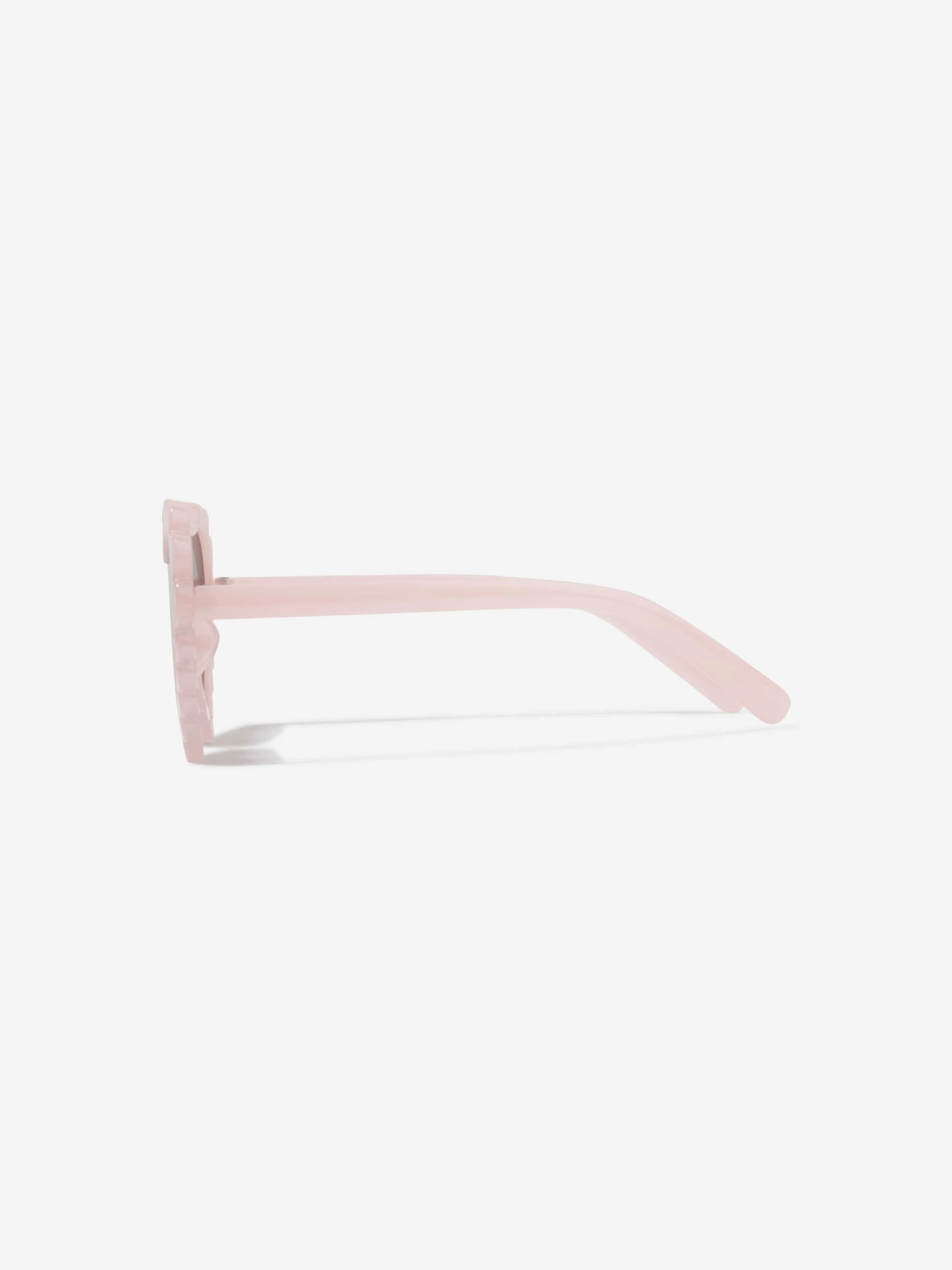 Monnalisa Girls Heart Sunglasses With Case in Pink