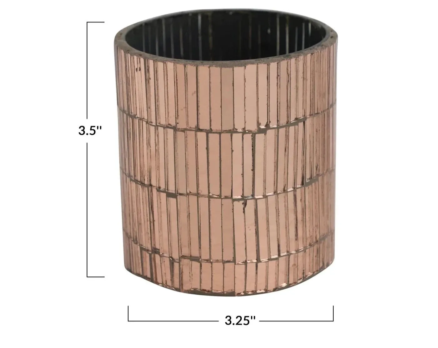Mosaic Glass Tealight Holder